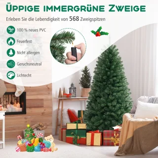 COSTWAY Kunstkerstboom 180 cm