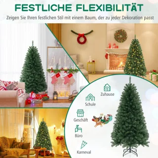 COSTWAY Kunstkerstboom 180 cm