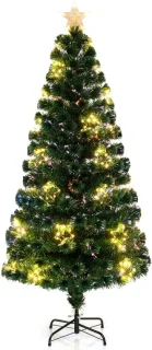 COSTWAY Kunstkerstboom 180 cm met verlichting