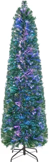COSTWAY Kunstkerstboom 180 cm met verlichting