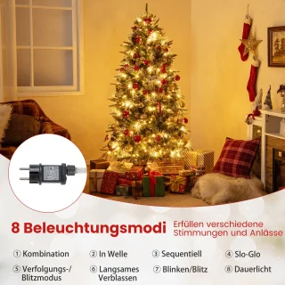 COSTWAY Kunstkerstboom 180 cm