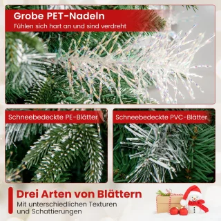 COSTWAY Kunstkerstboom 180 cm