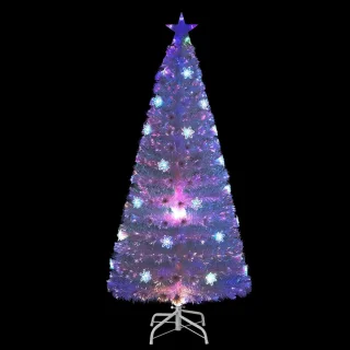 COSTWAY Kunstkerstboom 180 cm wit