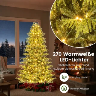 COSTWAY Kunstkerstboom 180 cm