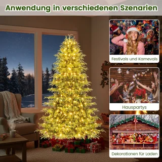 COSTWAY Kunstkerstboom 180 cm