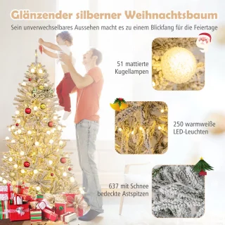 COSTWAY Kunstkerstboom 180 cm