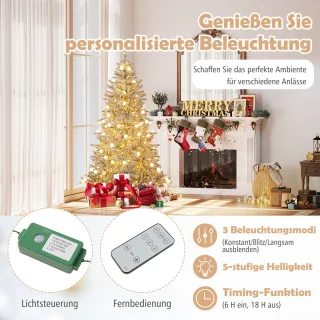 COSTWAY Kunstkerstboom 180 cm