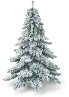 COSTWAY Kunstkerstboom 180cm met metalen standaard
