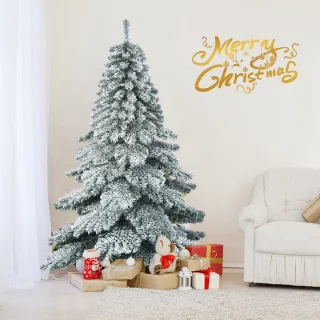 COSTWAY Kunstkerstboom 180cm met metalen standaard
