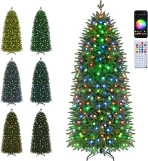 Costway kunstkerstboom 190 cm