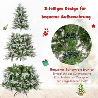 COSTWAY Kunstkerstboom 190 cm