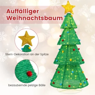 COSTWAY kunstkerstboom 192 cm