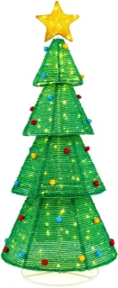 COSTWAY kunstkerstboom 192 cm