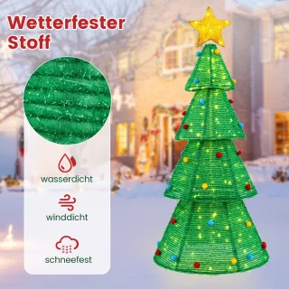 COSTWAY kunstkerstboom 192 cm
