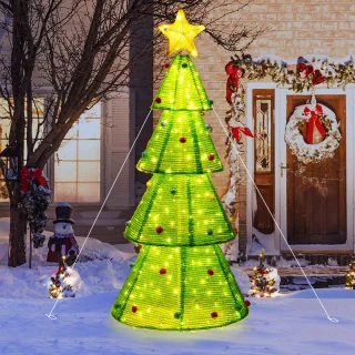 COSTWAY kunstkerstboom 192 cm