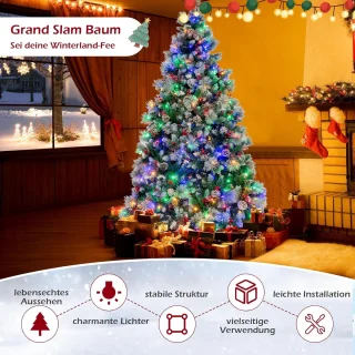 COSTWAY Kunstkerstboom 210 cm