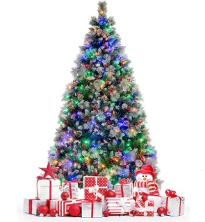 COSTWAY Kunstkerstboom 210 cm