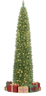 COSTWAY Kunstkerstboom 210 cm