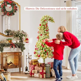 COSTWAY Kunstkerstboom 210 cm