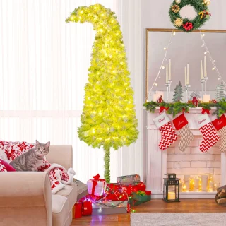 COSTWAY Kunstkerstboom 210 cm