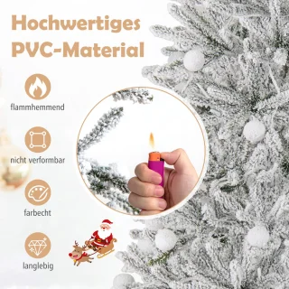 COSTWAY Kunstkerstboom 210 cm