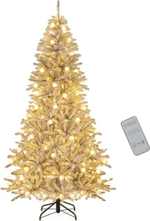 COSTWAY Kunstkerstboom 210 cm