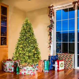 COSTWAY Kunstkerstboom 210 cm