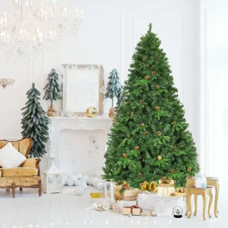 COSTWAY Kunstkerstboom 210 cm