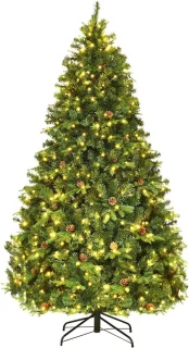 COSTWAY Kunstkerstboom 210 cm