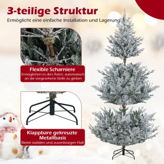 COSTWAY Kunstkerstboom 210 cm
