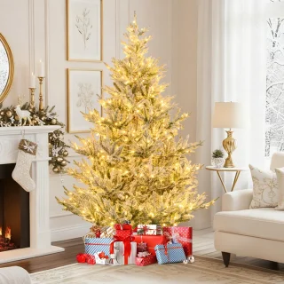 COSTWAY Kunstkerstboom 210 cm