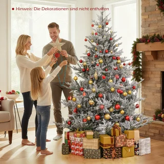 COSTWAY Kunstkerstboom 210 cm