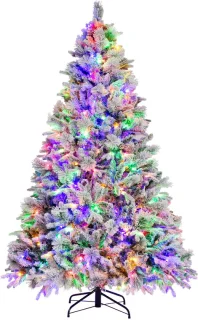 COSTWAY Kunstkerstboom 210 cm wit