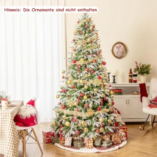 COSTWAY Kunstkerstboom 225 cm Dennenboom