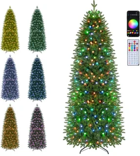 Costway kunstkerstboom 225 cm