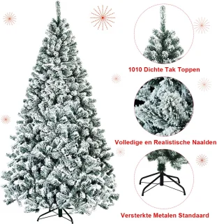 COSTWAY Kunstkerstboom 225 cm