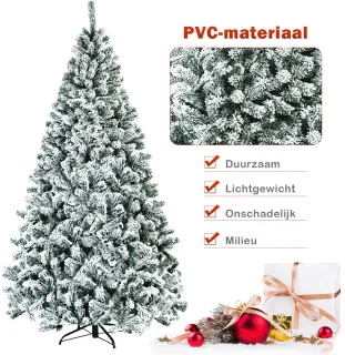 COSTWAY Kunstkerstboom 225 cm