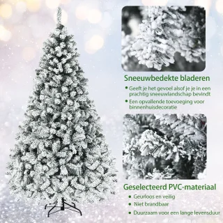 COSTWAY Kunstkerstboom 225 cm