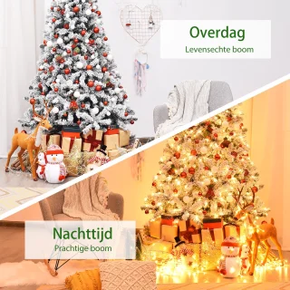 COSTWAY Kunstkerstboom 225 cm