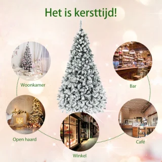 COSTWAY Kunstkerstboom 225 cm