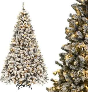 COSTWAY Kunstkerstboom 225 cm