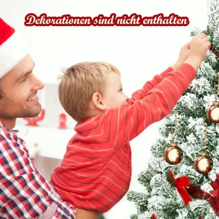 COSTWAY kunstkerstboom 230 cm met metalen standaard