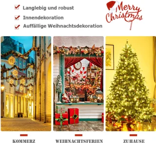 COSTWAY Kunstkerstboom 240 cm