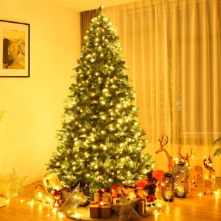 COSTWAY Kunstkerstboom 240 cm