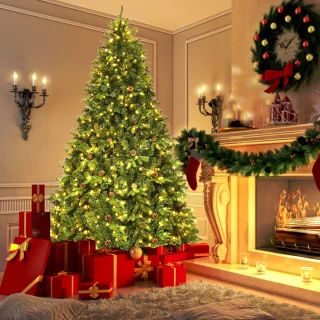 COSTWAY Kunstkerstboom 240 cm