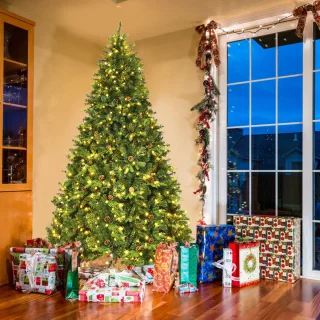 COSTWAY Kunstkerstboom 240 cm