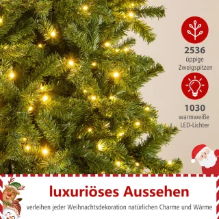 COSTWAY Kunstkerstboom 360 cm
