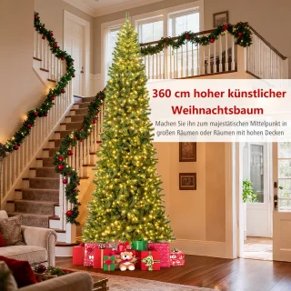 COSTWAY Kunstkerstboom 360 cm