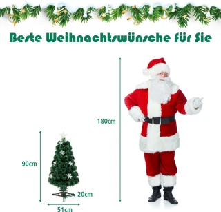 COSTWAY Kunstkerstboom 90 cm