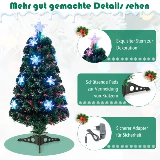 COSTWAY Kunstkerstboom 90 cm
